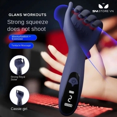 SMT1787 - Máy thủ dâm rung 9 tần số hình bàn tay chống thấm nước