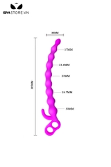 SMT1718 - Đồ chơi hậu môn anal bead Pretty Love silicon dài 30.5cm