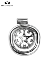 SMT2648 - Khóa dương vật nắp lồi inox hình trái tim thoáng khí