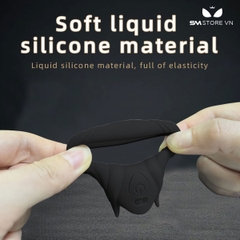 SMT2242 - Vòng rung tình yêu đeo dương vật dài 8cm có 10 chế độ