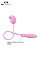 SMT1600 - Trứng rung 7 chế độ 2 đầu có 3 tần số hút dài 6.6cm