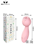 SMT2370 - Máy rung hình bông hoa hồng có lưỡi liếm có 7 tần số