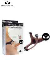 SMT2447 - Dương vật giả rỗng ruột có quần chất liệu silicon dài 14.5cm