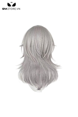 SMP147 - Tóc giả hóa trang anime trailblazer màu xám dài ngang vai