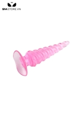SMT996 - Butt plug hậu môn silicon hình tháp xoắn ốc dài 11.3cm