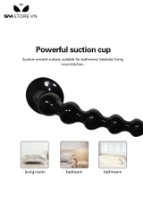 SMT2960 - Anal bead silicon mềm dẻo dính tường dài 25 và 36cm