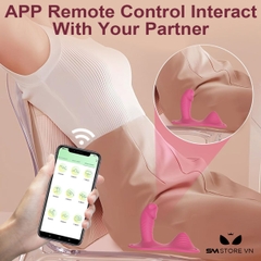 SMT2008 - Máy rung hậu môn silicon có 9 chế độ điều khiển qua APP