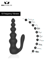 SMT1565 - Đồ chơi hậu môn điều khiển từ xa anal bead có 10 tần số