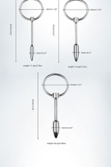 SMT2210 - Sounding niệu đạo inox không gỉ có đầu nhọn dài 87mm