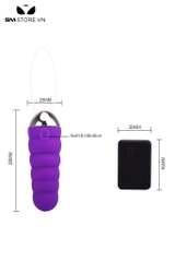 SMT2235 - Máy rung 10 tần số sạc điện điều khiển mini từ xa dài 88mm