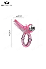 SMT783 - Vòng rung dương vật có gai nổi kéo dài thời gian dài 10cm