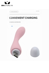 SMT2016 - Máy rung đầu dương vật cong có 10 chế độ dài 13cm