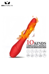 SMT2217 - Gậy rung bông hoa 10 chế độ kèm sưởi ấm dài 19cm