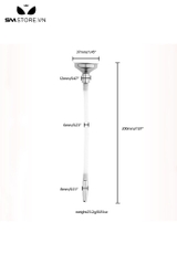 SMT2208 - Ống niệu đạo trong suốt silicon mềm dẻo dài 20cm
