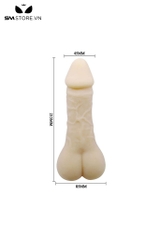 SMT1785 - Dương vật giả cho gay silicon 2 đầu có âm đạo dài 21.5cm