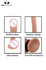 SMT1660 - Dương vật giả siêu dài 40cm có gân nổi đế dính tường