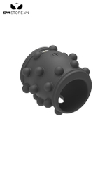 SMT796 - Vòng đeo dương vật silicon có 10 tần số rung và bi sạc USB