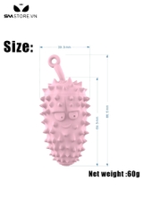 SMT1321 - Trứng rung mini có gai điều khiển qua APP sạc USB dài 88.5mm