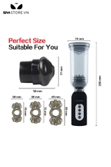 SMT766 - Máy tập dương vật với 5 chế độ rung 3 chế độ rên kèm âm thanh
