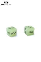 SMT725 - Đồ chơi SM sex dice xúc sắc tình yêu màu trắng chu vi 16mm