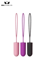 SMT2059 - Trứng rung mini silicon có dây đeo gai dài 22.2cm