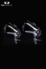 SMT1053 - Dụng cụ âm đạo mỏ vịt bằng nhựa có đèn độ mở rộng 4cm