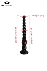 SMT691 - Anal play siêu dài 34.4cm có đế dính tường silicon mềm
