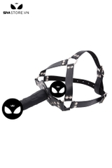SMT1409 - Penis gag dương vật giả bịt miệng 2 đầu bằng silicon