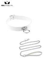 SMT446 - Bộ xích cổ SM gồm choker gắn vòng để dây xích móc