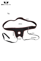 SMT1844 - Đai đeo dương vật vòng eo 129cm có băng dính