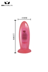 SMT1974 - Máy rung hậu môn silicon có dây điều khiển bằng núm xoay