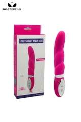 SMT1910 - Máy rung đầu dương vật có 10 chế độ bằng silicon dài 18.6cm