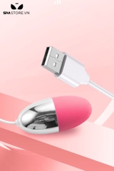 SMT3793 - Trứng rung có dây mini sạc USB trực tiếp dài 7,5cm