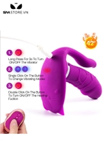 SMT1262 - Dương vật giả silicon sưởi ấm đến 42 độ dài 114mm