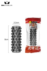 SMT883 - Bao cao su đôn dên khúc giữa có bi màu đen dài 8cm