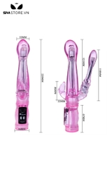 SMT2026 - Máy rung đa năng 3 nhánh kích thích điểm G dài 22cm
