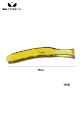 SMT833 - Dương vật giả thủy tinh ngụy trang quả chuối dài 19cm