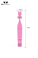 SMT2515 - Máy rung điểm G hình con thỏ đeo nơ dài 20cm