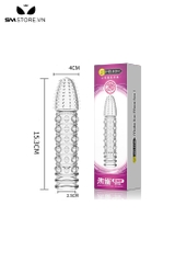 SMT885 - Bao cao su với phần đầu có gai dài 15cm siêu kích thích