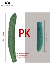 SMT2673 - Máy rung ngụy trang quả dưa chuột có 10 chế độ dài 26cm