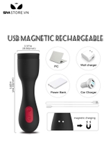 SMT1525 - Cốc thủ dâm silicon 9 tần số rung có bi nổi bên trong