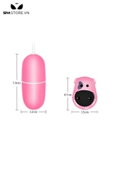SMT2914 - Trứng rung mini điều khiển hình con gấu mini dài 7.4cm