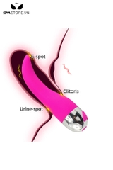 SMT2288 - Máy rung hình lưỡi liếm hồng có 12 tần số dài 13.8cm