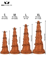 SMT2661 - Anal huge silicon mềm sóng có đế dính tường và 5 size