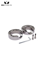 SMT617 - Vòng đeo dương vật inox 2 lớp có thể tháo rời dài có 2 size