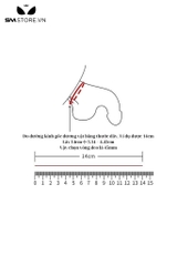 SMT877 - Đai trinh tiết kim loại có lỗ thông hơi dạng lỗ lồi có ống dẫn