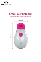 SMT1374 - Máy hút có 8 tần số sạc USB dài 91mm bằng silicon