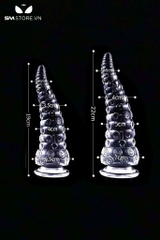 SMT436 - Dương vật giả vòi bạch tuộc màu trắng chất liệu silicon mềm