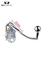 SMT654 - Khóa dương vật inox cao cấp 3 kích cỡ thiết kế dạng móc