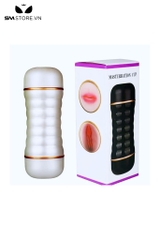 SMT1873 - Cốc thủ dâm silicon 2 đầu miệng và âm đạo dài 20.5cm